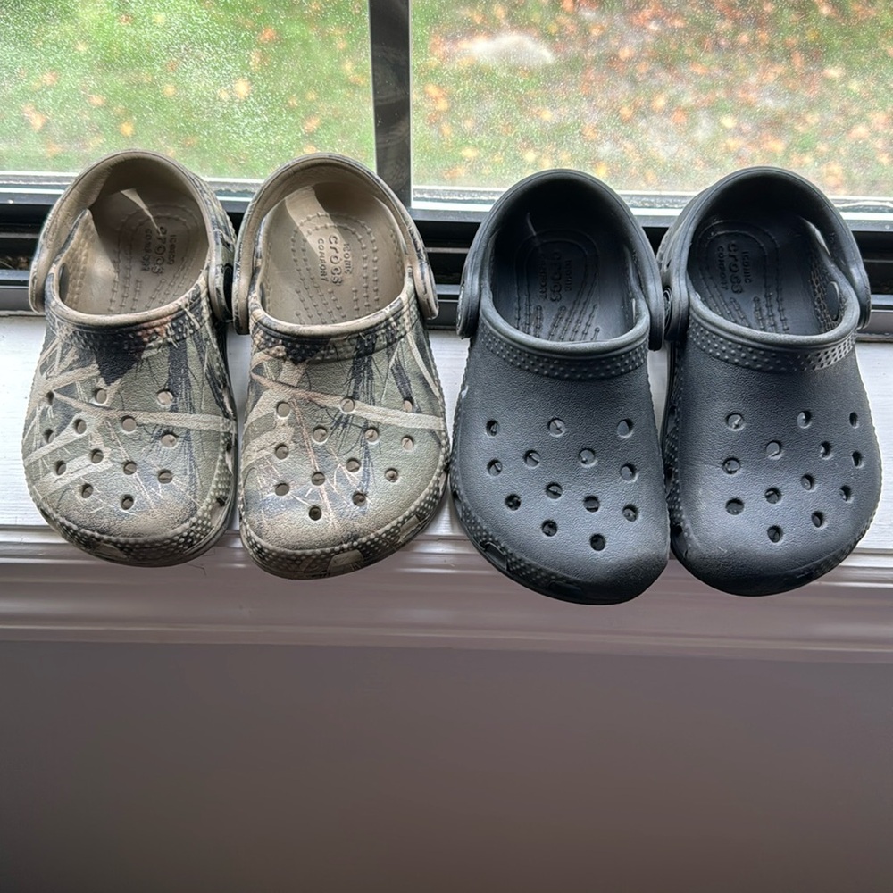 Crocs, size6 - used for a toddler so a little worn